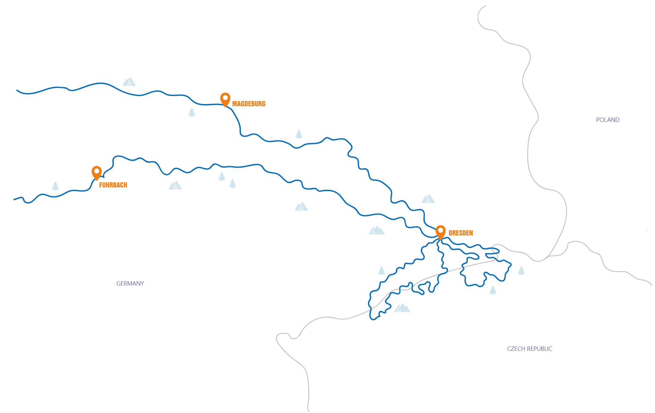 Duitsland - Dresden Routekaart 