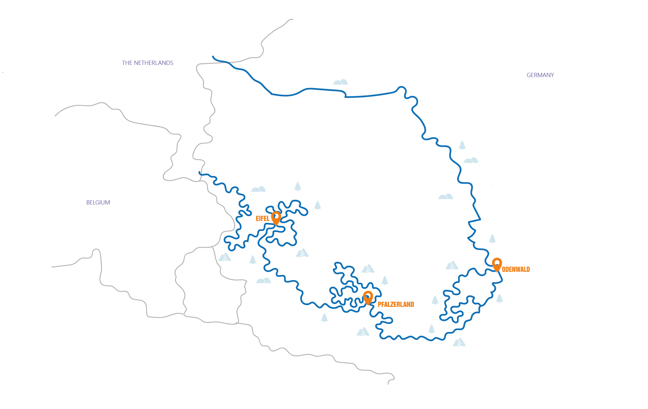 Duitsland - Endless Curves: Tour of Germany Routekaart 