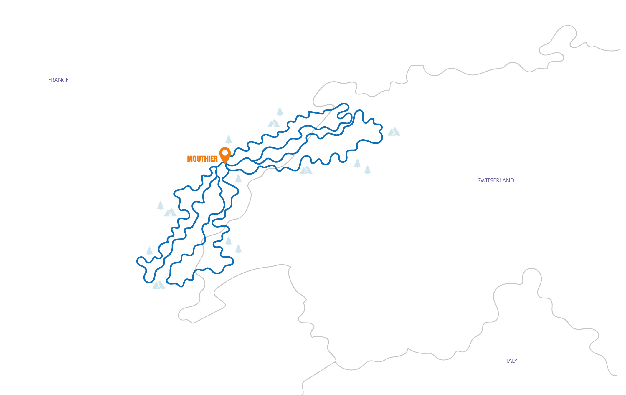 Frankrijk - Jura Routekaart 