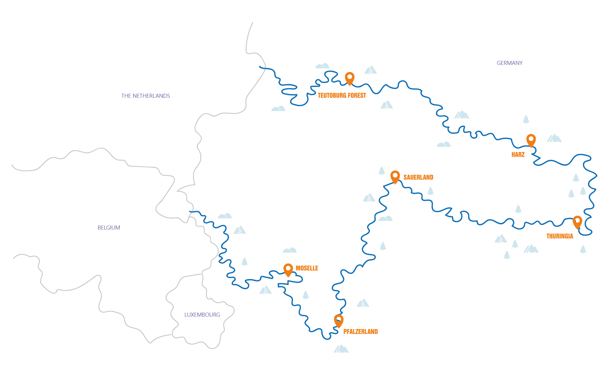 Duitsland - Roadtrip Special: Germany Routekaart 