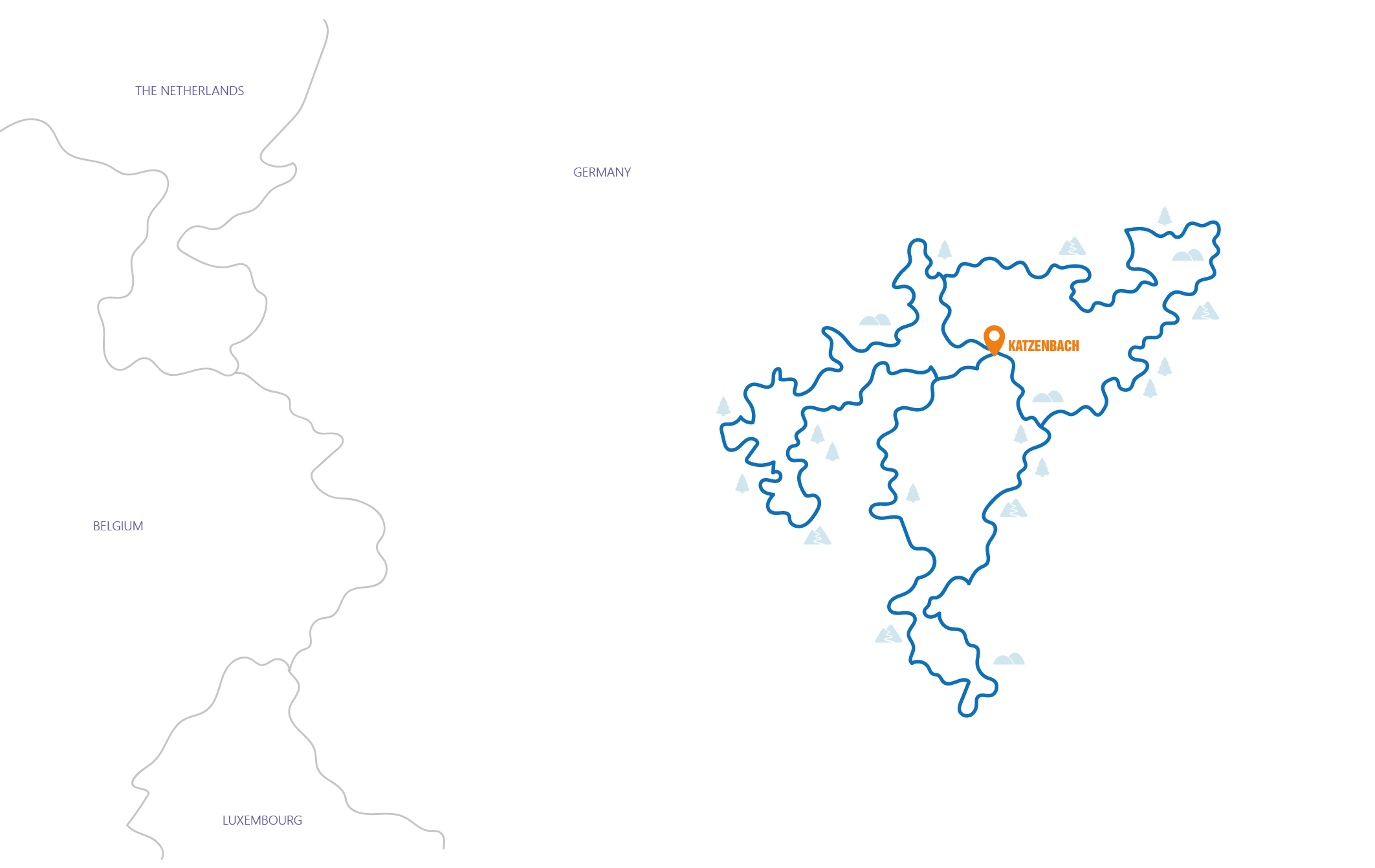 Duitsland - Westerwald Routekaart 